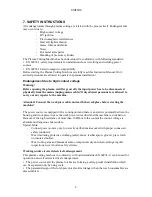 Preview for 8 page of SPT UNIFIRE 26C Instructions For Use Manual