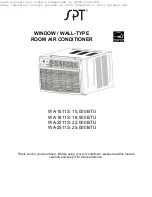 Preview for 1 page of SPT WA-1511S User Manual