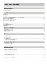 Preview for 2 page of SPT WA-S7000E Owner'S Manual & Installation Manual