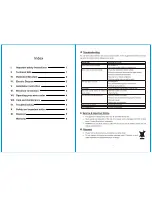 Preview for 2 page of SPT WC-0802H Instruction Manaul