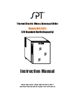 SPT WC-20TL Instruction Manual предпросмотр