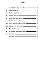 Preview for 2 page of SPT WC-2461H Instruction Manual