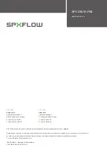 Preview for 40 page of SPX FLOW APV DELTA PR2 Instruction Manual