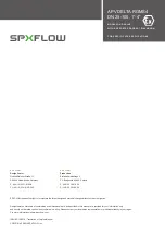 Предварительный просмотр 40 страницы SPX FLOW APV DELTA RGMS4 Instruction Manual