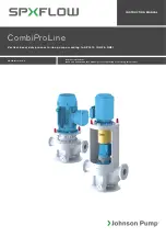 SPX FLOW Johnson Pump CombiProLine OH3 Instruction Manual preview