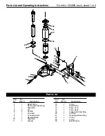 Предварительный просмотр 2 страницы SPX 4302A Parts List And Operators Manual