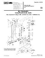 SPX 5093 Parts List And Operating Instructions preview