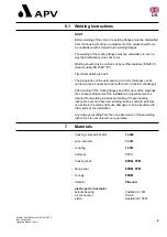 Предварительный просмотр 11 страницы SPX APV DELTA D2 Operating Manual