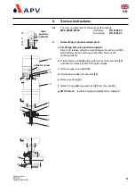 Предварительный просмотр 17 страницы SPX APV DELTA M4 Operating Manual