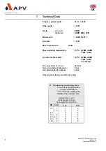 Preview for 12 page of SPX APV DELTA MF4 Operating Manual