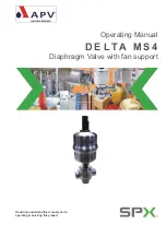 Предварительный просмотр 1 страницы SPX APV DELTA MS4 Operating Manual