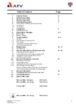 Предварительный просмотр 5 страницы SPX APV DELTA MS4 Operating Manual