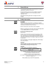 Предварительный просмотр 7 страницы SPX APV DELTA MS4 Operating Manual