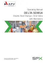 SPX APV DELTA SDMU4 Operating Manual предпросмотр