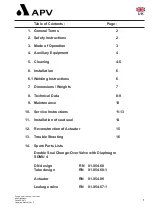 Предварительный просмотр 5 страницы SPX APV DELTA SDMU4 Operating Manual