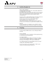 Предварительный просмотр 9 страницы SPX APV DELTA SDMU4 Operating Manual