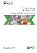 SPX APV DELTA SDU4 Operating Manual предпросмотр