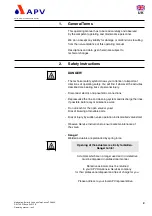 Preview for 7 page of SPX APV DELTA SV1B Operating Manual