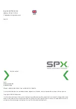 Preview for 20 page of SPX APV DELTA SV1B Operating Manual