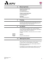 Предварительный просмотр 7 страницы SPX APV DELTA Operating Manual