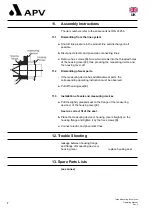 Предварительный просмотр 10 страницы SPX APV DELTA Operating Manual