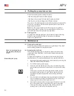 Предварительный просмотр 18 страницы SPX APV Ws+20/15 Instruction Manual