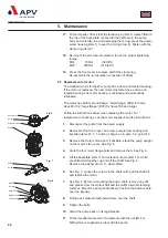 Предварительный просмотр 32 страницы SPX APV Ws+ Instruction Manual