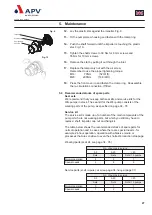 Предварительный просмотр 33 страницы SPX APV Ws+ Instruction Manual