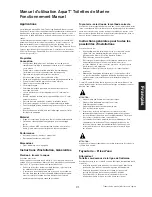 Предварительный просмотр 21 страницы SPX AquaT Instruction Manual