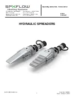 SPX FLS15 Operating Instructions Manual preview