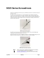 Предварительный просмотр 9 страницы SPX GSE tech-motive tool SD25 Series User Manual