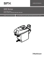 SPX Hankison 600 Series Instruction Manual preview