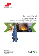 SPX Johnson Pump CombiPrime V Instruction Manual предпросмотр