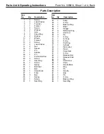 Preview for 2 page of SPX OTC 1540 Parts List & Operating Instructions