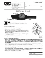 Preview for 1 page of SPX OTC 7380 Operating Instructions