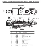 Предварительный просмотр 4 страницы SPX Power Team HNS150A Parts List, Assembly, And Operating Instructions