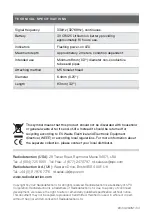 Предварительный просмотр 4 страницы SPX Radiodetection S6 Microsonde User Manual