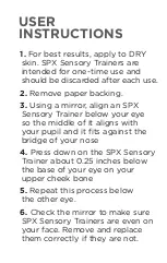 Предварительный просмотр 3 страницы SPX Sensory Trainers General Instructions Manual