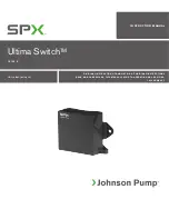 Предварительный просмотр 1 страницы SPX Ultima Switch 12 V Instruction Manual