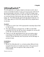 Предварительный просмотр 9 страницы SPX Ultima Switch 12 V Instruction Manual