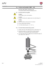 Предварительный просмотр 20 страницы SPXFLOW APV BLV1 Instruction Manual