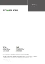 Предварительный просмотр 44 страницы SPXFLOW APV BLV1 Instruction Manual