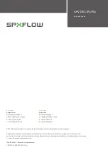 Preview for 22 page of SPXFLOW APV DELTA VRA Instruction Manual