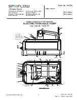 Предварительный просмотр 1 страницы SPXFLOW PE10 Series Quick Start Manual