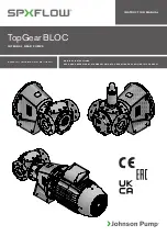 SPXFLOW TopGear BLOC Series Instruction Manual предпросмотр