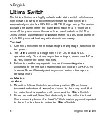 Предварительный просмотр 8 страницы SPXFLOW Ultima Switch Instruction Manual