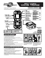 Preview for 1 page of Spy Gear Spy Video Walkie Talkies User Manual