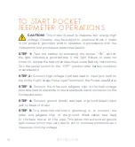 Предварительный просмотр 10 страницы SPY PJM Pocket JeepMeter Operating Instructions Manual