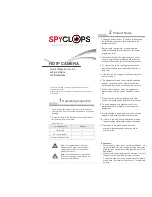 Spyclops SPY-BLTG2IP24 Quick Operation Manual preview