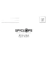 Предварительный просмотр 5 страницы Spyclops Spy-BulletG2 User Manual